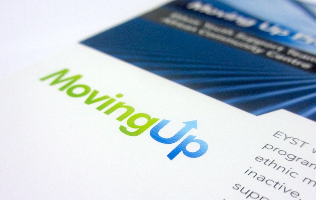 Logo design for Moving Up - Employment project