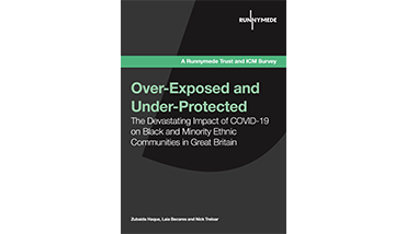 Overexposed and Under-protected: The Devastating Impact of COVID-19 on Black and Minority Ethnic Communities in Great Britain (2020). Haque et al.