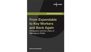 From Expendable to Key Workers and Back Again: Immigration and the Lottery of Belonging (2020). Edited by Kimberly McIntosh.